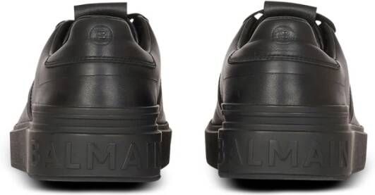 Balmain B-Court leather trainers Zwart Heren