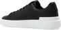 Balmain Zwarte Leren Sneakers Ronde Neus Vetersluiting Black Heren - Thumbnail 9