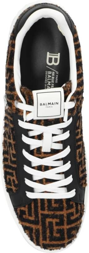 Balmain Sportschoenen 'B-Court' Brown Heren