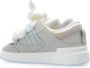 Balmain B-Court Puffy Skate sneakers van kalfsleer en suède Gray Heren - Thumbnail 5