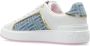 Balmain B-Court trainers in leer en denim White Dames - Thumbnail 5