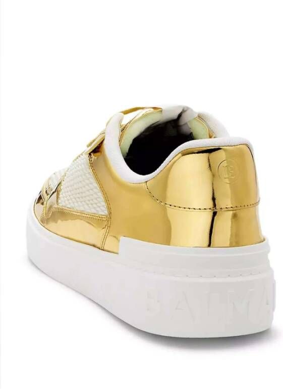 Balmain Stijlvolle Sneakers voor Mannen en Vrouwen Yellow Heren