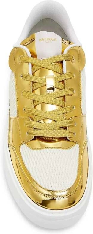 Balmain Stijlvolle Sneakers voor Mannen en Vrouwen Yellow Heren