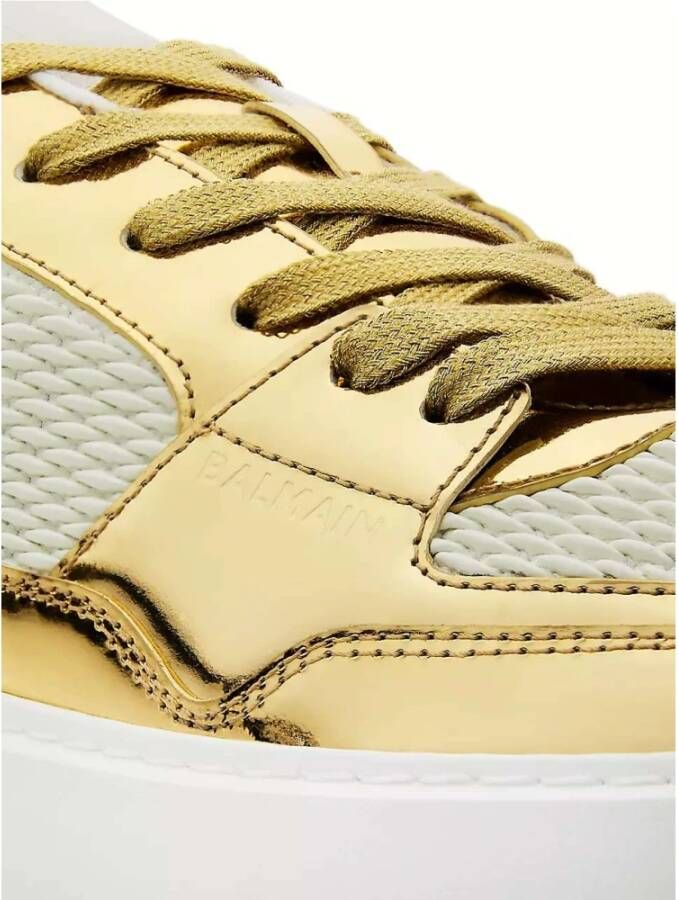 Balmain Stijlvolle Sneakers voor Mannen en Vrouwen Yellow Heren