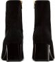 Balmain Suede Edna enkellaarzen met lakleren tenen Black Dames - Thumbnail 5