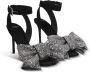 Balmain Suede Ruby hakken met strass strikken Black Dames - Thumbnail 3