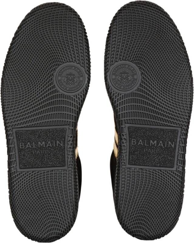 Balmain Suede Swan trainers Black Dames