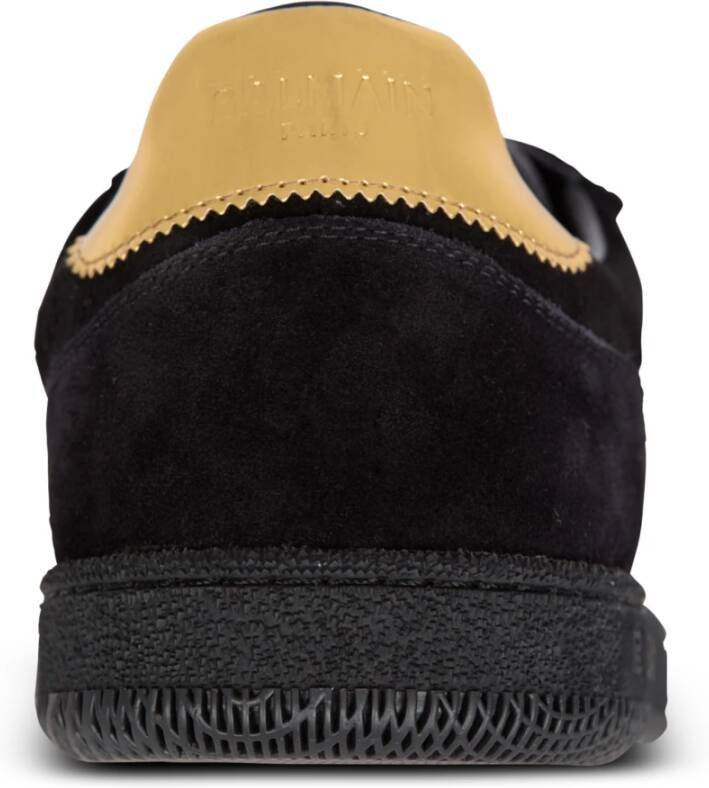 Balmain Suede Swan trainers Black Dames