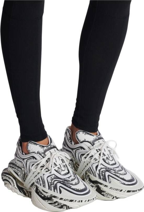 Balmain Unicorn Wave trainers met 'Love Letter' print White Dames