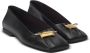 Balmain Veiligheidsspeld ballerina's in gerimpeld lamsvacht Black Dames - Thumbnail 3