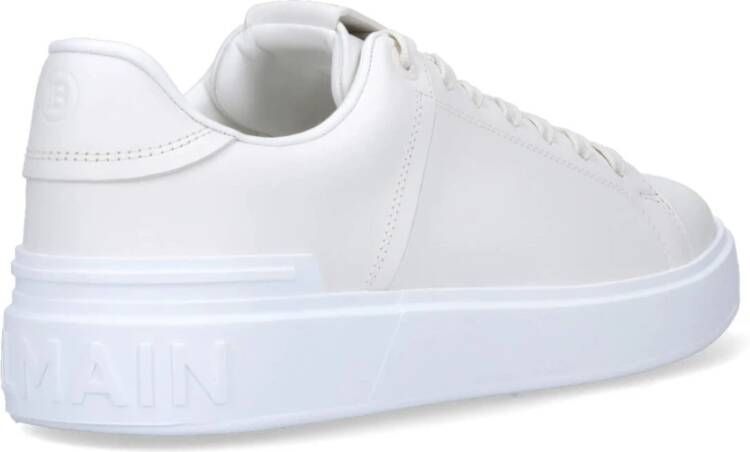 Balmain Witte lage sneakers White Heren