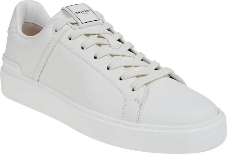 Balmain Witte Sneakers Luxe Stijl White Heren