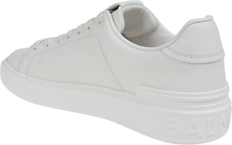 Balmain Witte Sneakers Luxe Stijl White Heren