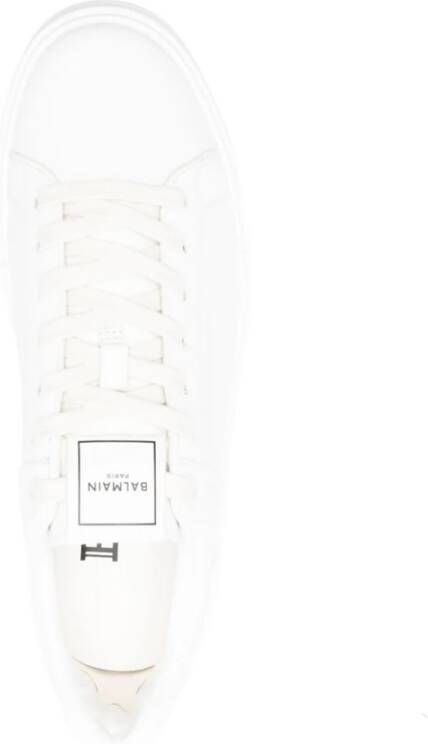 Balmain Witte Sneakers voor een stijlvolle look White Heren