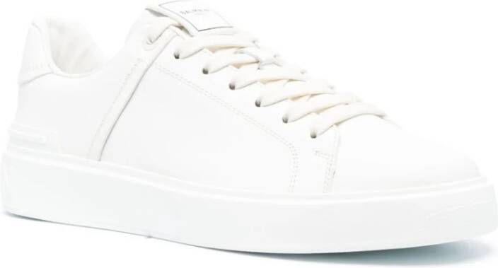 Balmain Witte Sneakers voor een stijlvolle look White Heren