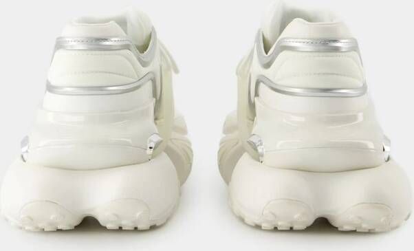 Balmain Witte Unicorn Wave Leren Sneakers White Heren