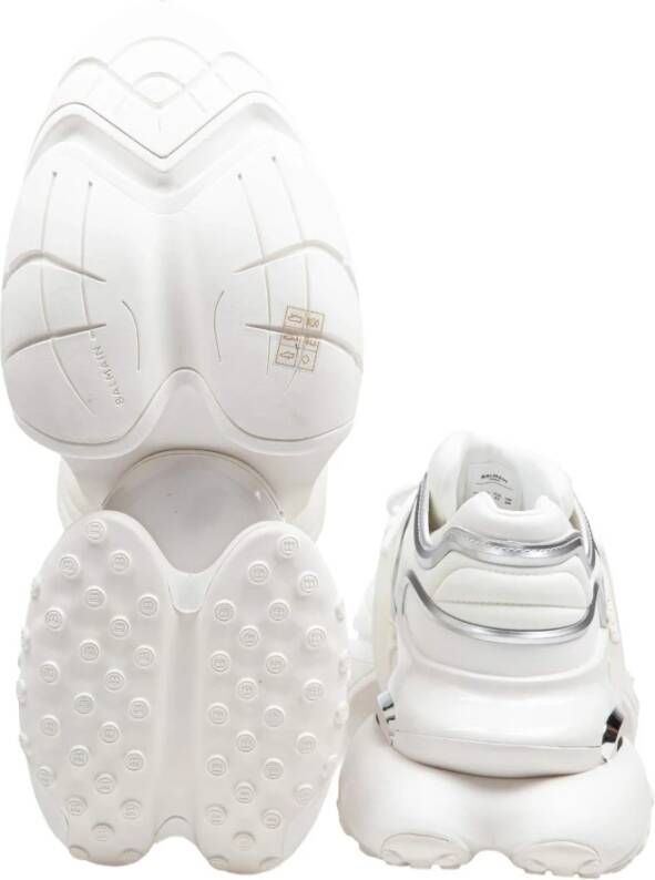 Balmain Witte Wave Sneakers Futuristische Stijl White Heren