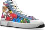 Balmain Disney x : The Lion King Baskets B-Court High Top bedrukt Kind Vroeg Multicolor Dames - Thumbnail 13