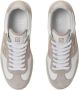 Balmain Zwaan trainers in kalfsleer en suède Beige Dames - Thumbnail 5