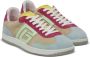 Balmain Zwaan trainers in kalfsleer en suède Multicolor Dames - Thumbnail 3