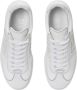 Balmain Zwaan trainers in kalfsleer en suède White Dames - Thumbnail 5