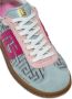 Balmain Zwaan trainers in leer en PB Labyrinth denim Blue Dames - Thumbnail 14