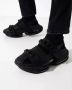 Balmain Zwarte B-Bold hoge sneakers met bandjes Black Heren - Thumbnail 2