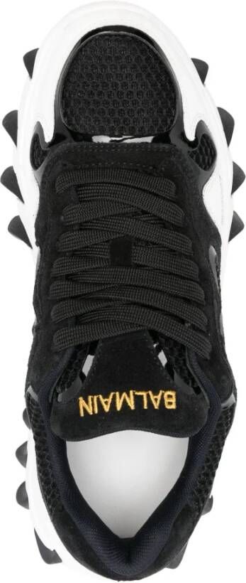 Balmain Zwarte Casual Trainers Sneakers Black Dames