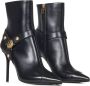 Balmain Zwarte Enkellaarzen met Leeuwenmunt Hardware Black Dames - Thumbnail 10