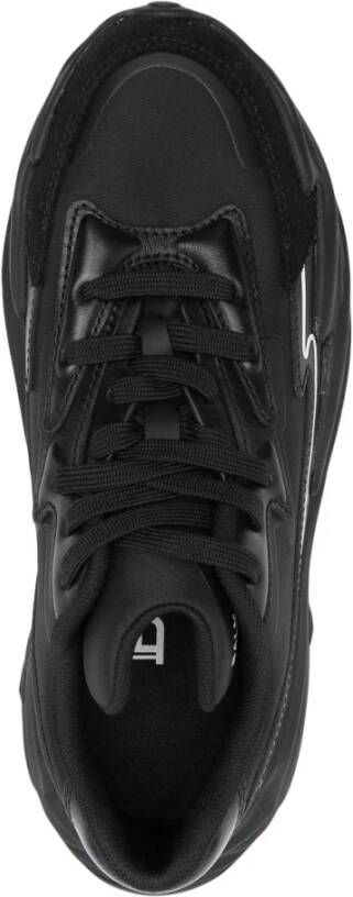 Balmain Zwarte Leren Casual Trainers Sneakers Black Dames