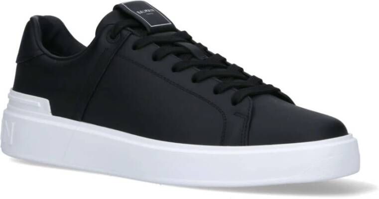 Balmain Zwarte Sneakers Black Heren