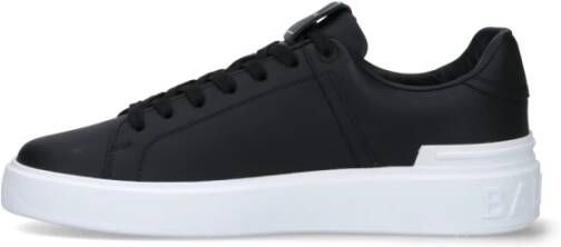 Balmain Zwarte Sneakers Black Heren