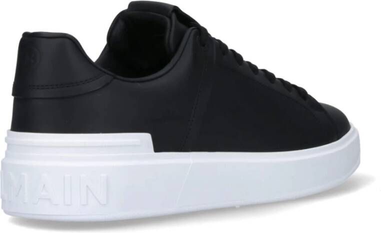 Balmain Zwarte Sneakers Black Heren