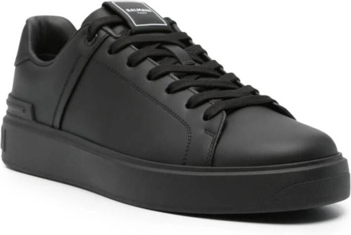 Balmain Zwarte Sneakers voor Heren Black Heren