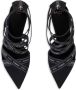 Balmain Zwarte Stiletto Hak Suède Afwerking Black Dames - Thumbnail 3