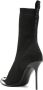 Balmain Zwarte Stretch Enkellaarzen Black Dames - Thumbnail 3