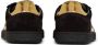 Balmain Zwarte Suède Logo Hak Gouden Sneaker Black Dames - Thumbnail 3