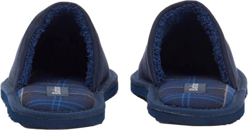 Barbour Blauwe Everitt Mule Slipper Blue Heren