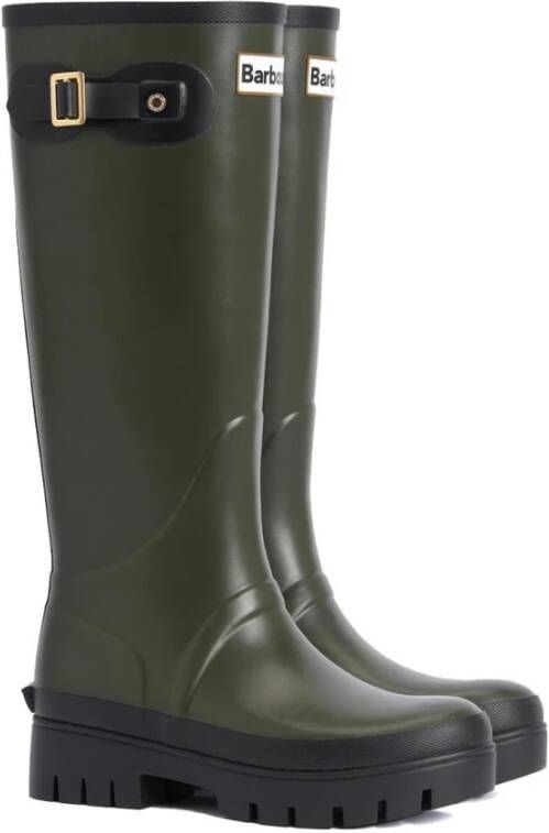 Barbour Snowdon Tall Welly Laarzen Green Dames