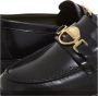 Barbour Zwarte Leren Schoenen met Gouden Logo Black Dames - Thumbnail 4