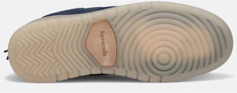 Barracuda Blauwe Comfortabele Suède Schoenen Blue Heren