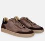 Barracuda Bruin Leren Casual Schoen Brown Heren - Thumbnail 2