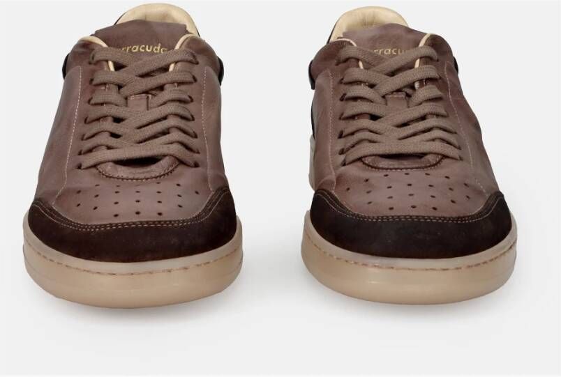 Barracuda Bruin Leren Casual Schoen Brown Heren