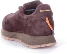 Barracuda Bruine Suède Sneakers met Logo Brown Heren