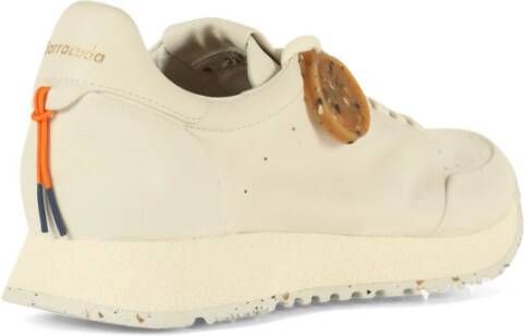 Barracuda Frida Leren Sneakers met Gerecyclede Rubberen Zool White Heren