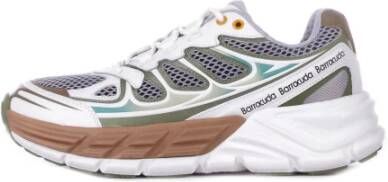 Barracuda Groene Sneakers met Zijlogo Multicolor Heren