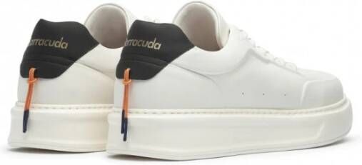 Barracuda Hoge zool Sneakers Bozeman Wit White Heren