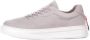 Barracuda Ivoor Leren Sneakers Geperforeerde Details Rubberen Zool Beige Heren - Thumbnail 2