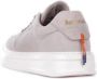 Barracuda Ivoor Leren Sneakers Geperforeerde Details Rubberen Zool Beige Heren - Thumbnail 3