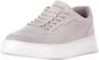 Barracuda Ivoor Leren Sneakers Geperforeerde Details Rubberen Zool Beige Heren - Thumbnail 6